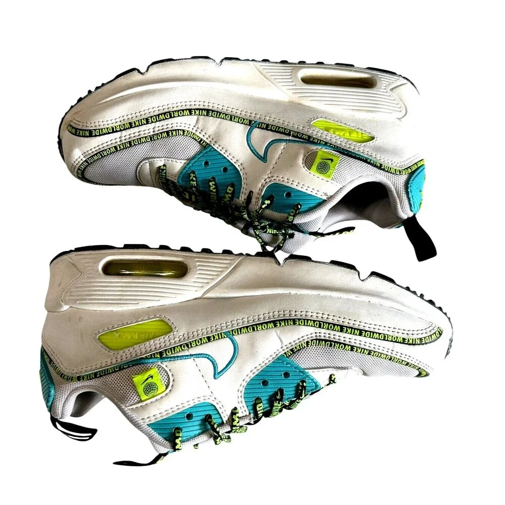Nike Air Max 90 SE2 GS Worldwide Blue Fury Volt  Unisex CV7665-100 7Y